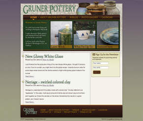 Gruner Pottery Handcrafted Pottery from Annapolis Maryland 20110311 005624