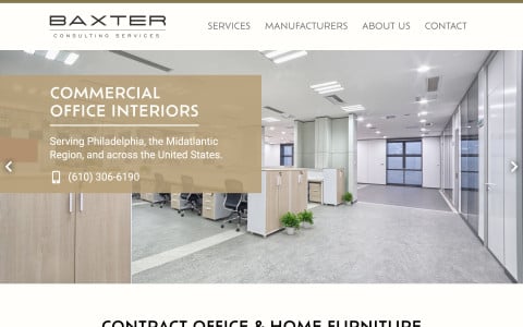 Website Redesign for Baxter Consulting Services