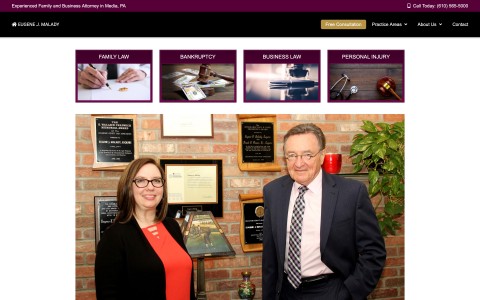 Website Design for Eugene J. Malady, LLC