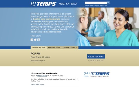 Website Redesign for RTTEMPS